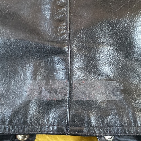 Leather biker vest Large - Picture 8 of 9